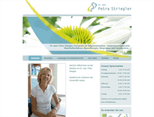 Tablet Screenshot of dr-striegler.de